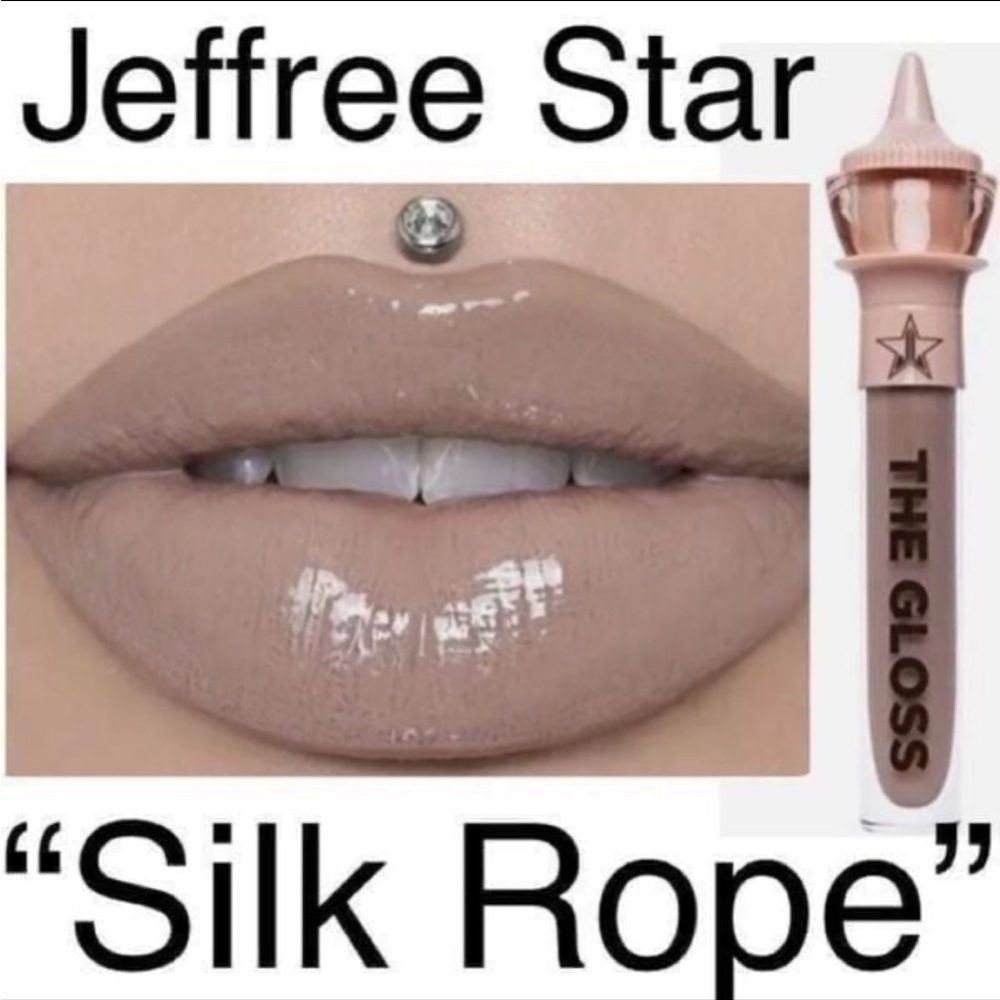 Jeffree Star Cream Lip Balm Gloss Hydrating Shine Silk Robe
